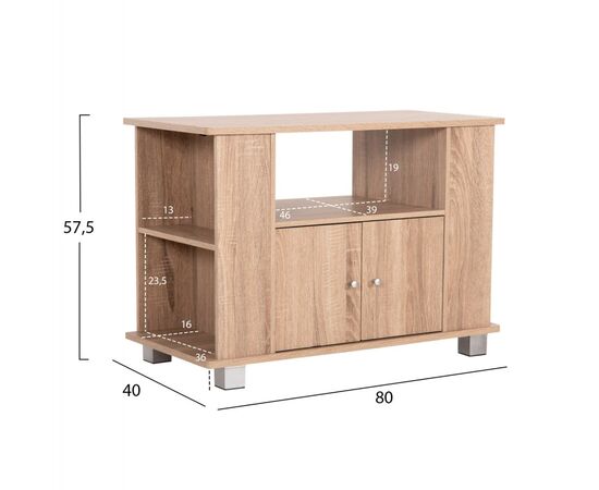 ΕΠΙΠΛΟ ΤΗΛΕΟΡΑΣΗΣ CLUSE HM2404.20 ΜΕΛΑΜΙΝΗ ΣΕ SONAMA OAK ΧΡΩΜΑ 80x40x57,5Υεκ. - ΕΠΙΠΛΑ ΤΗΛΕΟΡΑΣΗΣ στο Milonadakis.gr