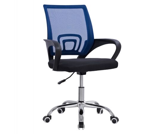 ΚΑΡΕΚΛΑ ΓΡΑΦΕΙΟΥ BRISTONE HM1058.36 ΜΠΛΕ MESH-ΠΟΔΙ ΧΡΩΜΙΟΥ-ΜΑΥΡΑ ΜΠΡΑΤΣΑ 60x51x95Υεκ - ΚΑΡΕΚΛΕΣ ΓΡΑΦΕΙΟΥ στο Milonadakis.gr