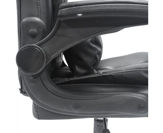ΚΑΡΕΚΛΑ ΓΡΑΦΕΙΟΥ CANAN HM1201 ΜΑΥΡO PVC-ΜΑΥΡΟ NYLON-ΒΑΣΗ ΧΡΩΜΙΟΥ 69x48x98Υεκ. - ΚΑΡΕΚΛΕΣ ΓΡΑΦΕΙΟΥ στο Milonadakis.gr
