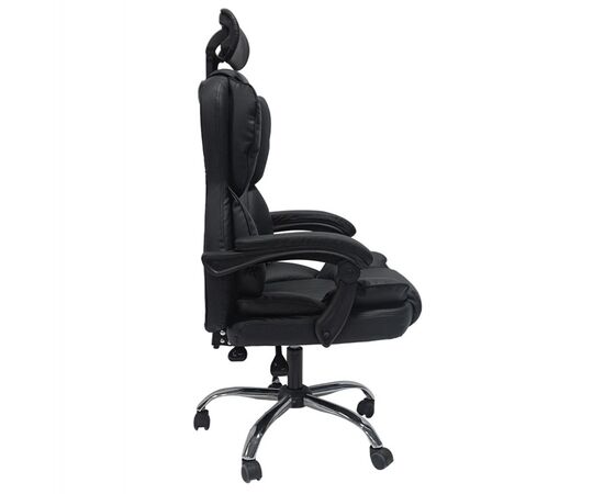 ΚΑΡΕΚΛΑ ΓΡΑΦΕΙΟΥ OCTAVIUS HM1202 ΜΑΥΡΟ PVC & NYLON-ΜΕΤΑΛ.ΧΡΩΜΙΟ ΒΑΣΗ 52x55x128Υεκ - ΚΑΡΕΚΛΕΣ ΓΡΑΦΕΙΟΥ στο Milonadakis.gr