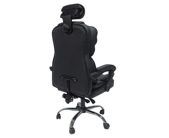 ΚΑΡΕΚΛΑ ΓΡΑΦΕΙΟΥ OCTAVIUS HM1202 ΜΑΥΡΟ PVC & NYLON-ΜΕΤΑΛ.ΧΡΩΜΙΟ ΒΑΣΗ 52x55x128Υεκ - ΚΑΡΕΚΛΕΣ ΓΡΑΦΕΙΟΥ στο Milonadakis.gr