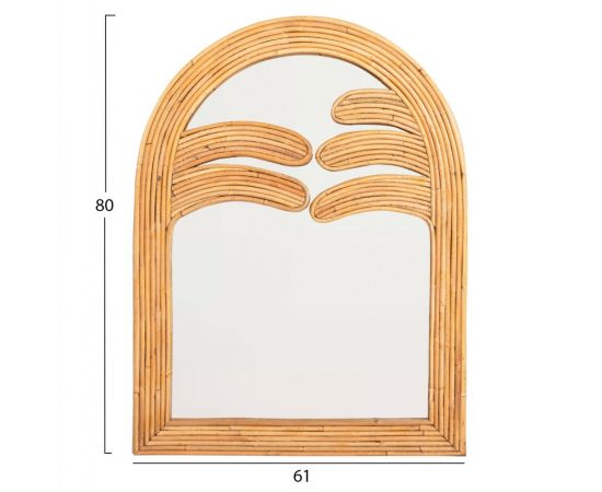 ΚΑΘΡΕΠΤΗΣ ΤΟΙΧΟΥ REFLECT HM4366 ΦΥΣΙΚΟ RATTAN 61x5x80Υεκ. - ΚΑΘΡΕΠΤΕΣ στο Milonadakis.gr