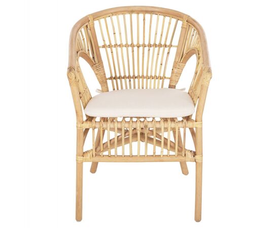 ΠΟΛΥΘΡΟΝΑ DAMPAR HM9929.04 RATTAN ΣΕ ΦΥΣΙΚΟ-ΛΕΥΚΟ ΜΑΞΙΛΑΡΙ 59x61x80Υεκ. - ΚΑΡΕΚΛΕΣ - ΠΟΛΥΘΡΟΝΕΣ στο Milonadakis.gr