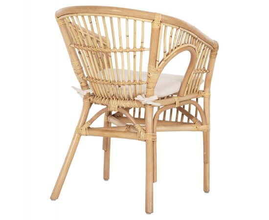 ΠΟΛΥΘΡΟΝΑ DAMPAR HM9929.04 RATTAN ΣΕ ΦΥΣΙΚΟ-ΛΕΥΚΟ ΜΑΞΙΛΑΡΙ 59x61x80Υεκ. - ΚΑΡΕΚΛΕΣ - ΠΟΛΥΘΡΟΝΕΣ στο Milonadakis.gr