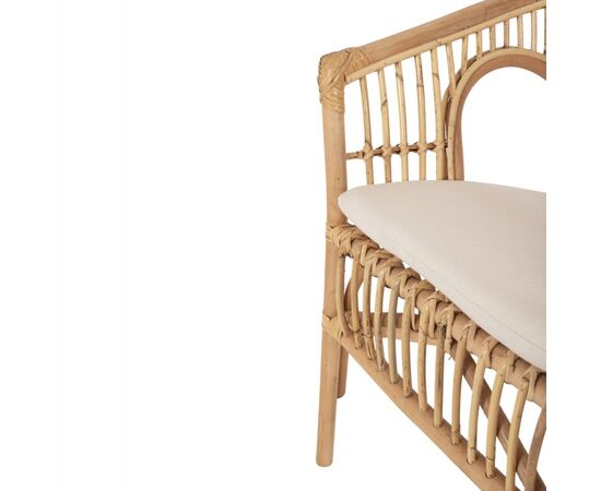 ΠΟΛΥΘΡΟΝΑ DAMPAR HM9929.04 RATTAN ΣΕ ΦΥΣΙΚΟ-ΛΕΥΚΟ ΜΑΞΙΛΑΡΙ 59x61x80Υεκ. - ΚΑΡΕΚΛΕΣ - ΠΟΛΥΘΡΟΝΕΣ στο Milonadakis.gr