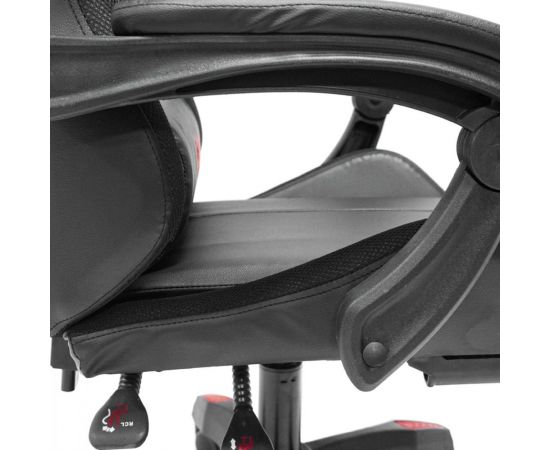 ΠΟΛΥΘΡΟΝΑ GAMING DARREN HM1203.01 ΜΑΥΡΟ-ΚΟΚΚΙΝΟ PVC & NYLON 58.5x100x120Υεκ. - ΚΑΡΕΚΛΕΣ ΓΡΑΦΕΙΟΥ στο Milonadakis.gr