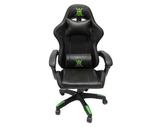 ΠΟΛΥΘΡΟΝΑ GAMING DARREN HM1203.03 ΜΑΥΡΟ-ΠΡΑΣΙΝΟ PVC & NYLON 58.5x100x120Υεκ. - ΚΑΡΕΚΛΕΣ ΓΡΑΦΕΙΟΥ στο Milonadakis.gr