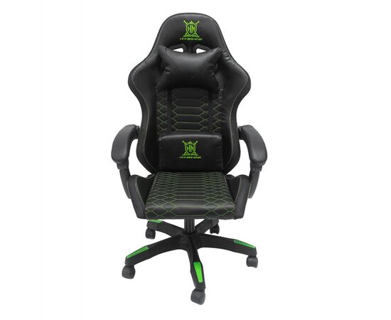 ΠΟΛΥΘΡΟΝΑ GAMING LOOT HM1204 ΜΑΥΡΟ-ΠΡΑΣΙΝΟ PVC & NYLON 51x49x125Υεκ. - ΚΑΡΕΚΛΕΣ ΓΡΑΦΕΙΟΥ στο Milonadakis.gr