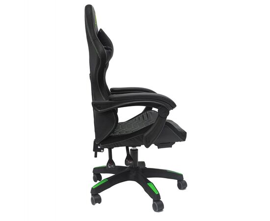 ΠΟΛΥΘΡΟΝΑ GAMING LOOT HM1204 ΜΑΥΡΟ-ΠΡΑΣΙΝΟ PVC & NYLON 51x49x125Υεκ. - ΚΑΡΕΚΛΕΣ ΓΡΑΦΕΙΟΥ στο Milonadakis.gr