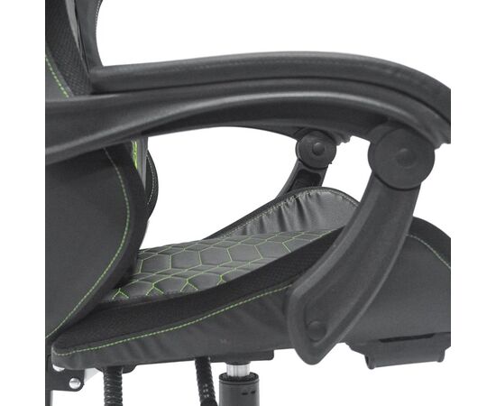 ΠΟΛΥΘΡΟΝΑ GAMING LOOT HM1204 ΜΑΥΡΟ-ΠΡΑΣΙΝΟ PVC & NYLON 51x49x125Υεκ. - ΚΑΡΕΚΛΕΣ ΓΡΑΦΕΙΟΥ στο Milonadakis.gr
