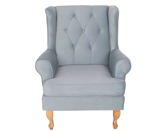 ΠΟΛΥΘΡΟΝΑ ΜΠΕΡΖΕΡΑ BRANDON HM3073.31 BABY BLUE ΒΕΛΟΥΔΟ-ΠΟΔΙΑ ΣΕ ΦΥΣΙΚΟ 82,5x80x104Υεκ - ΚΑΡΕΚΛΕΣ - ΠΟΛΥΘΡΟΝΕΣ ΕΣ. στο Milonadakis.gr