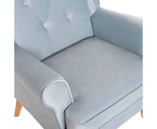 ΠΟΛΥΘΡΟΝΑ ΜΠΕΡΖΕΡΑ BRANDON HM3073.31 BABY BLUE ΒΕΛΟΥΔΟ-ΠΟΔΙΑ ΣΕ ΦΥΣΙΚΟ 82,5x80x104Υεκ - ΚΑΡΕΚΛΕΣ - ΠΟΛΥΘΡΟΝΕΣ ΕΣ. στο Milonadakis.gr