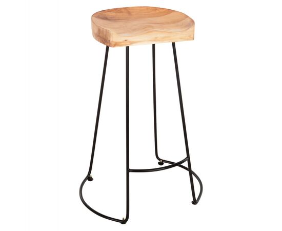 ΣΚΑΜΠΟ BAR ELEANOR HM8363.21 ΜΑΣΙΦ ΞΥΛΟ ΑΚΑΚΙΑΣ-ΜΕΤΑΛ.ΣΚΕΛΕΤΟΣ 53,5x42x77Υεκ. - ΣΚΑΜΠΟ ΜΠΑΡ στο Milonadakis.gr