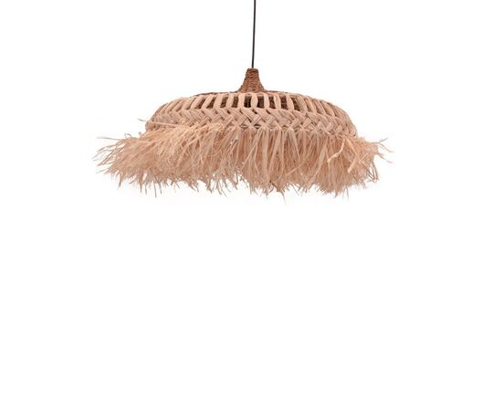 Φωτιστικό οροφής Borobe Inart sisal σε φυσικό χρώμα Φ60x35εκ - ΦΩΤΙΣΤΙΚΑ ΟΡΟΦΗΣ στο Milonadakis.gr