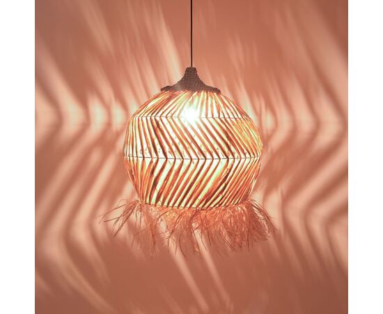 Φωτιστικό οροφής Koronse Inart sisal σε φυσικό χρώμα Φ55x68εκ - ΦΩΤΙΣΤΙΚΑ ΟΡΟΦΗΣ στο Milonadakis.gr