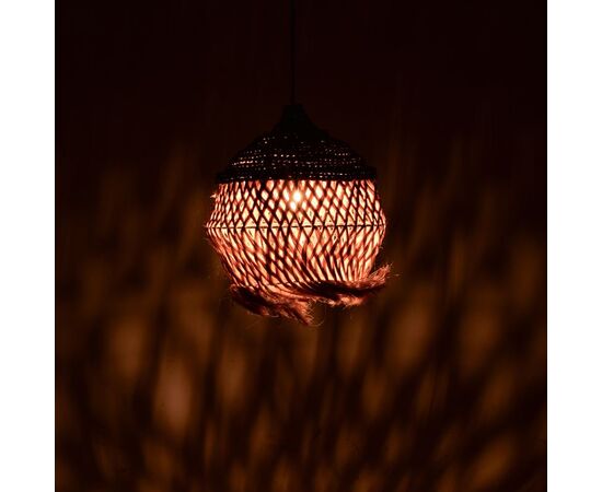 Φωτιστικό οροφής Fiorine Inart abaca σε φυσικό χρώμα Φ55x70εκ - ΦΩΤΙΣΤΙΚΑ ΟΡΟΦΗΣ στο Milonadakis.gr