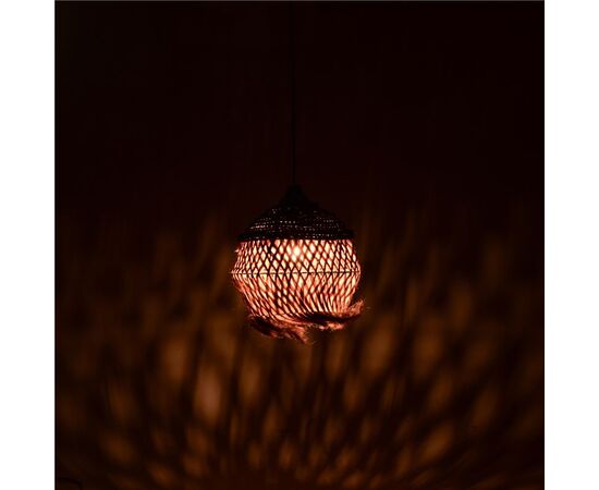 Φωτιστικό οροφής Fiorine Inart abaca σε φυσικό χρώμα Φ35x45εκ - ΦΩΤΙΣΤΙΚΑ ΟΡΟΦΗΣ στο Milonadakis.gr