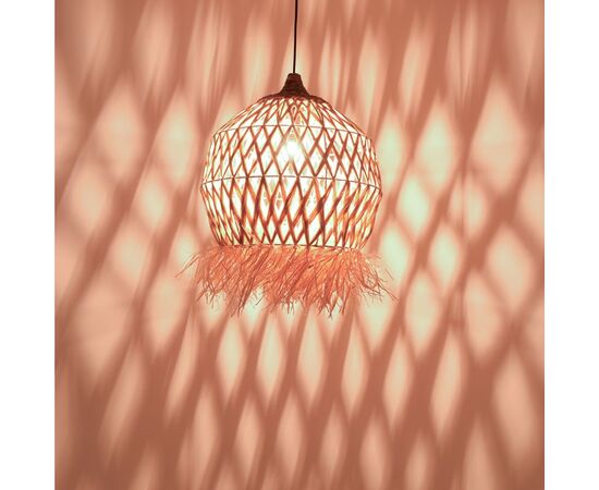 Φωτιστικό οροφής Marjione Inart sisal σε φυσικό χρώμα Φ45x55εκ - ΦΩΤΙΣΤΙΚΑ ΟΡΟΦΗΣ στο Milonadakis.gr