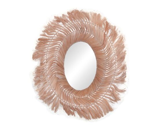 Καθρέπτης Tolle Inart abaca σε φυσικό χρώμα 65x85x17εκ - ΚΑΘΡΕΠΤΕΣ στο Milonadakis.gr