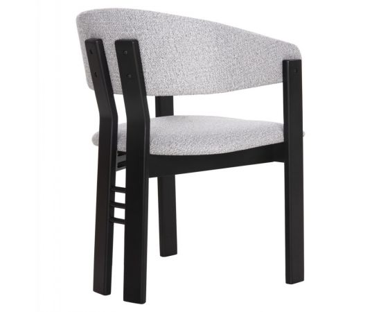 ΚΑΡΕΚΛΑ ZARRA HM9970.02 RUBBERWOOD ΣΕ ΜΑΥΡΟ-ΑΝΟΙΧΤΟ ΓΚΡΙ ΥΦΑΣΜΑ 55,5x59x81,5Υεκ - ΚΑΡΕΚΛΕΣ - ΠΟΛΥΘΡΟΝΕΣ ΕΣ. στο Milonadakis.gr