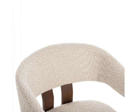 ΚΑΡΕΚΛΑ ZARRA HM9970.03 RUBBERWOOD ΣΕ ΚΑΡΥΔΙ-ΕΚΡΟΥ ΜΠΟΥΚΛΕ ΥΦΑΣΜΑ 55,5x59x81,5Υεκ - ΚΑΡΕΚΛΕΣ - ΠΟΛΥΘΡΟΝΕΣ ΕΣ. στο Milonadakis.gr