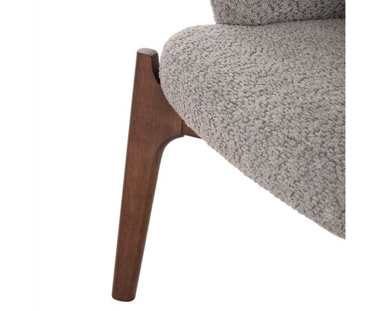 ΚΑΡΕΚΛΑ ABAI HM9971.03 RUBBERWOOD ΣΕ ΚΑΡΥΔΙ-ΑΝΟΙΧΤΟ ΓΚΡΙ ΜΠΟΥΚΛΕ 65x63x79Υεκ - ΚΑΡΕΚΛΕΣ - ΠΟΛΥΘΡΟΝΕΣ ΕΣ. στο Milonadakis.gr