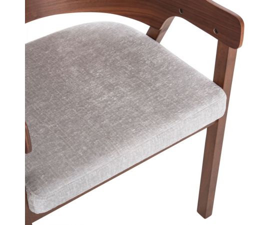 ΚΑΡΕΚΛΑ NERO HM9972 RUBBERWOOD ΣΕ ΚΑΡΥΔΙ-ΓΚΡΙ ΥΦΑΣΜΑ ΚΑΘΙΣΜΑ 56x56x78Yεκ. - ΚΑΡΕΚΛΕΣ - ΠΟΛΥΘΡΟΝΕΣ ΕΣ. στο Milonadakis.gr