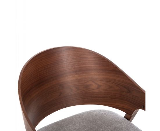 ΚΑΡΕΚΛΑ NERO HM9972 RUBBERWOOD ΣΕ ΚΑΡΥΔΙ-ΓΚΡΙ ΥΦΑΣΜΑ ΚΑΘΙΣΜΑ 56x56x78Yεκ. - ΚΑΡΕΚΛΕΣ - ΠΟΛΥΘΡΟΝΕΣ ΕΣ. στο Milonadakis.gr