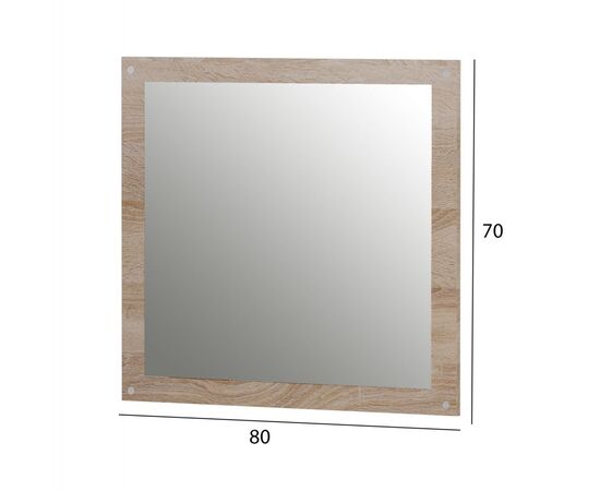 ΚΑΘΡΕΦΤΗΣ ΤΟΙΧΟΥ HM4360 ΜΕΛΑΜΙΝΗ ΣΕ ΣΟΝΑΜΑ 80x70x1.8(βάθος)εκ - ΚΑΘΡΕΠΤΕΣ στο Milonadakis.gr