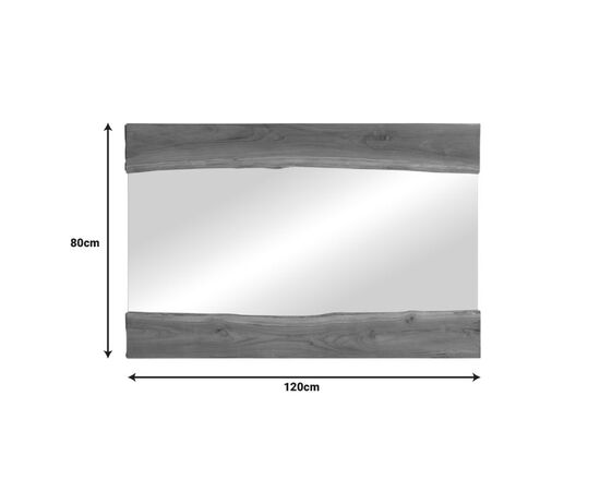 Καθρέπτης Riverine pakoworld teak ξύλο σε φυσική απόχρωση 120x80x4εκ - ΚΑΘΡΕΠΤΕΣ στο Milonadakis.gr