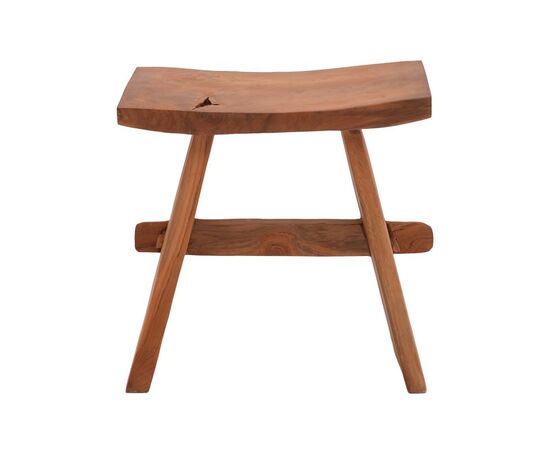 Σκαμπό Shogun pakoworld teak ξύλο σε φυσική απόχρωση 46x28x46εκ - ΠΟΥΦ - ΣΚΑΜΠΟ - ΜΠΑΟΥΛΟ στο Milonadakis.gr