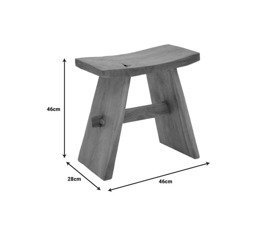Σκαμπό Shogun pakoworld teak ξύλο σε φυσική απόχρωση 46x28x46εκ - ΠΟΥΦ - ΣΚΑΜΠΟ - ΜΠΑΟΥΛΟ στο Milonadakis.gr
