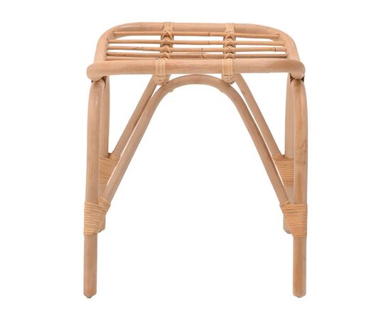 Σκαμπό Vrebor pakoworld rattan pe σε φυσική απόχρωση 53x41x46εκ - ΣΚΑΜΠΩ στο Milonadakis.gr