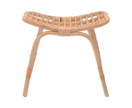 Σκαμπό Vrebor pakoworld rattan pe σε φυσική απόχρωση 53x41x46εκ - ΣΚΑΜΠΩ στο Milonadakis.gr