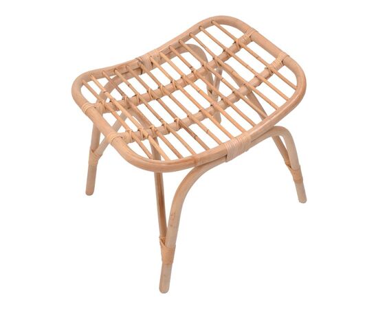 Σκαμπό Vrebor pakoworld rattan pe σε φυσική απόχρωση 53x41x46εκ - ΣΚΑΜΠΩ στο Milonadakis.gr