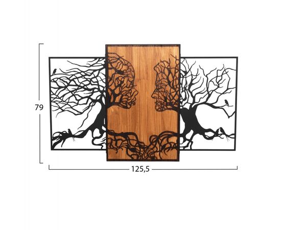ΔΙΑΚΟΣΜΗΤΙΚΟ ΤΟΙΧΟΥ ILLUSION HM4654 ΦΥΛΛΑ ΜΕΤΑΛΛΟΥ-ΞΥΛΟ 125,5x3x79Υεκ. - ΔΙΑΚΟΣΜΗΤΙΚΑ ΤΟΙΧΟΥ στο Milonadakis.gr