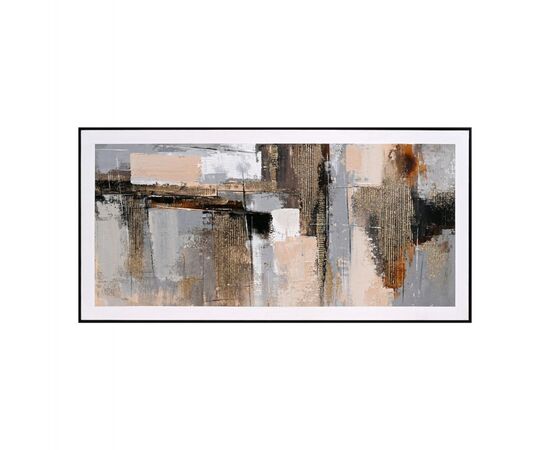 ΠΙΝΑΚΑΣ ΤΟΙΧΟΥ ABSTRACT HM4551 ΜΕ ΚΟΡΝΙΖΑ ΜΑΥΡΗ-ΚΑΜΒΑΣ 142x4.5x72Υεκ - ΠΙΝΑΚΕΣ στο Milonadakis.gr
