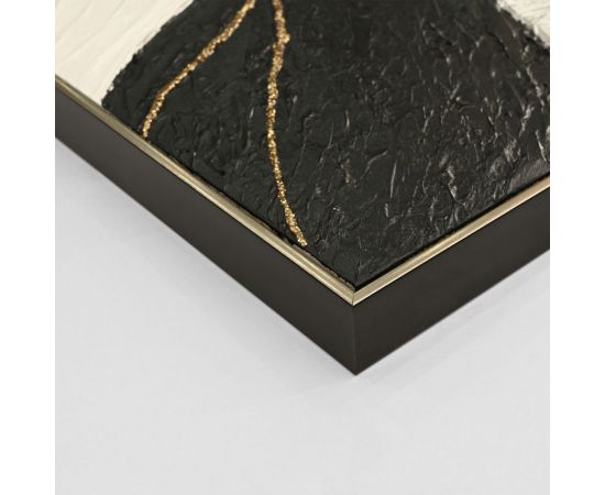 ΠΙΝΑΚΑΣ ΤΟΙΧΟΥ ABSTRACT HM4552.01 ΜΕ ΚΟΡΝΙΖΑ ΜΠΕΖ-ΚΑΜΒΑΣ- ΧΕΙΡΟΠΟΙΗΤΟΣ 152x4.5x52Υεκ. - ΠΙΝΑΚΕΣ στο Milonadakis.gr