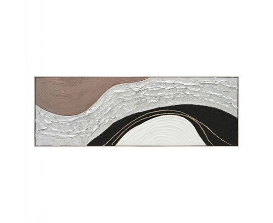 ΠΙΝΑΚΑΣ ΤΟΙΧΟΥ ABSTRACT HM4552.01 ΜΕ ΚΟΡΝΙΖΑ ΜΠΕΖ-ΚΑΜΒΑΣ- ΧΕΙΡΟΠΟΙΗΤΟΣ 152x4.5x52Υεκ. - ΠΙΝΑΚΕΣ στο Milonadakis.gr