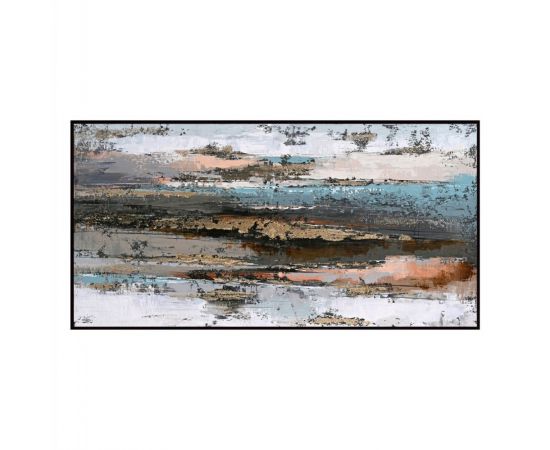ΠΙΝΑΚΑΣ ΤΟΙΧΟΥ ABSTRACT HM4575.02 ΜΕ ΚΟΡΝΙΖΑ ΜΑΥΡΗ-ΚΑΜΒΑΣ 142x4.5x72Υεκ - ΠΙΝΑΚΕΣ στο Milonadakis.gr