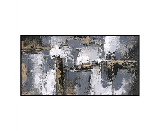 ΠΙΝΑΚΑΣ ΤΟΙΧΟΥ ABSTRACT HM4576 ΜΕ ΚΟΡΝΙΖΑ ΜΑΥΡΗ-ΚΑΜΒΑΣ 142x4.5x72Υεκ - ΠΙΝΑΚΕΣ στο Milonadakis.gr