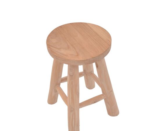 Σκαμπό Verenity pakoworld teak ξύλο σε φυσική απόχρωση Φ30x45εκ - ΣΚΑΜΠΩ στο Milonadakis.gr