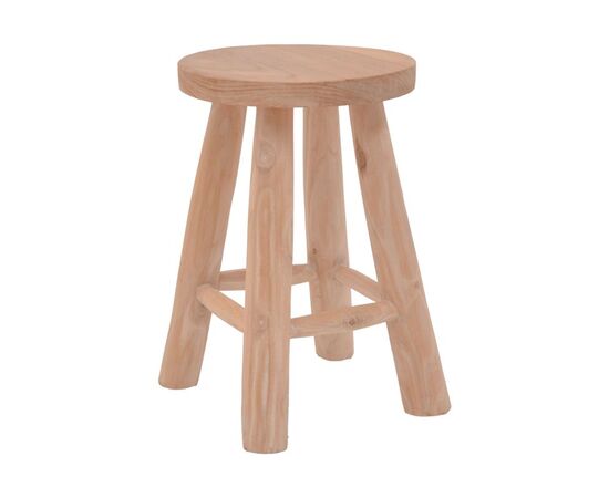 Σκαμπό Verenity pakoworld teak ξύλο σε φυσική απόχρωση Φ30x45εκ - ΣΚΑΜΠΩ στο Milonadakis.gr