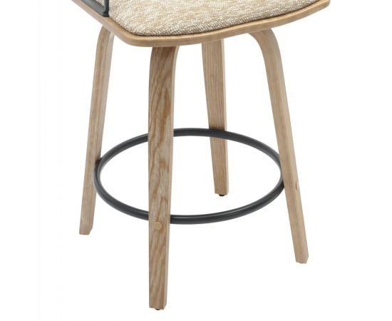 ΣΚΑΜΠΟ ΜΠΑΡ JUDI HM9985.01 WHITE WASH Κ.Π.-ΜΑΥΡΟ ΜΕΤΑΛΛΟ-ΜΠΕΖ ΥΦΑΣΜΑ 48x52x92Υεκ - ΣΚΑΜΠΟ ΜΠΑΡ στο Milonadakis.gr