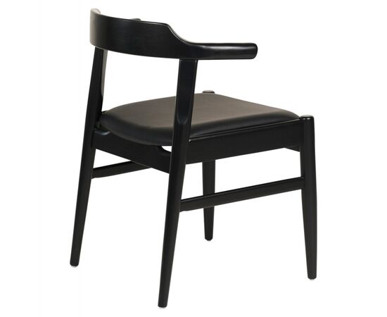 ΠΟΛΥΘΡΟΝΑ ΤΡΑΠΕΖΑΡΙΑΣ CERSEI HM9946.02 RUBBERWOOD & PU ΣΕ ΜΑΥΡΟ 57x54x74Υεκ - ΚΑΡΕΚΛΕΣ - ΠΟΛΥΘΡΟΝΕΣ ΕΣ. στο Milonadakis.gr