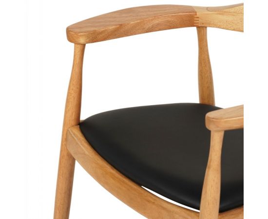ΠΟΛΥΘΡΟΝΑ ΤΡΑΠΕΖΑΡΙΑΣ ADOR HM9948.01 RUBBERWOOD ΣΕ ΟΑΚ ΚΑΙ ΜΑΥΡΟ PU 62x54x76,5Υεκ - ΚΑΡΕΚΛΕΣ - ΠΟΛΥΘΡΟΝΕΣ ΕΣ. στο Milonadakis.gr