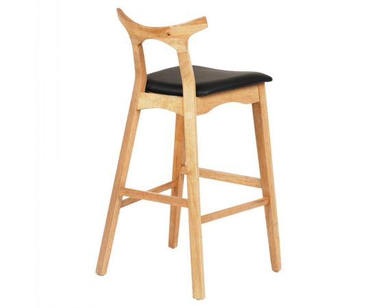 ΣΚΑΜΠΟ ΜΠΑΡ USOPP HM9951.01 RUBBERWOOD ΣΕ ΟΑΚ-ΜΑΥΡΟ PU 43x41x100Υεκ. - ΣΚΑΜΠΟ ΜΠΑΡ στο Milonadakis.gr
