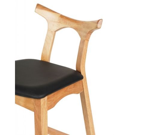 ΣΚΑΜΠΟ ΜΠΑΡ USOPP HM9951.01 RUBBERWOOD ΣΕ ΟΑΚ-ΜΑΥΡΟ PU 43x41x100Υεκ. - ΣΚΑΜΠΟ ΜΠΑΡ στο Milonadakis.gr