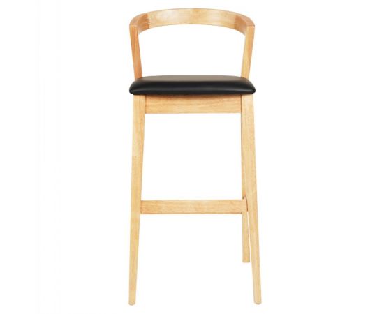 ΣΚΑΜΠΟ ΜΠΑΡ NAMI HM9952.01 RUBBERWOOD ΣΕ ΟΑΚ-ΜΑΥΡΟ PU 47,5x59x102,5Υεκ. - ΣΚΑΜΠΟ ΜΠΑΡ στο Milonadakis.gr