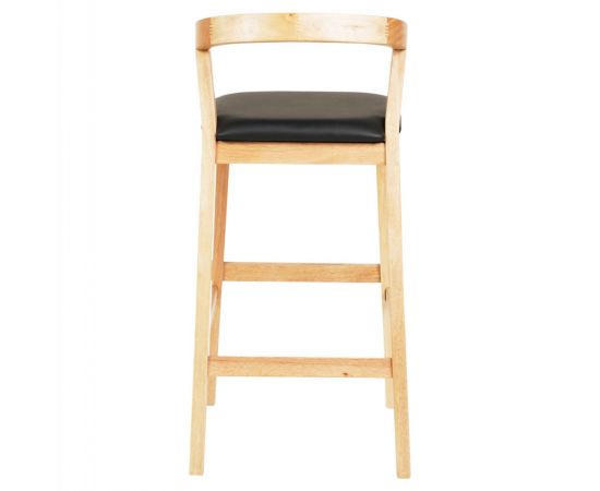 ΣΚΑΜΠΟ ΜΠΑΡ NAMI HM9952.01 RUBBERWOOD ΣΕ ΟΑΚ-ΜΑΥΡΟ PU 47,5x59x102,5Υεκ. - ΣΚΑΜΠΟ ΜΠΑΡ στο Milonadakis.gr